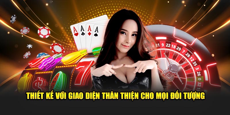 Thiết kế với giao diện thân thiện cho mọi đối tượng